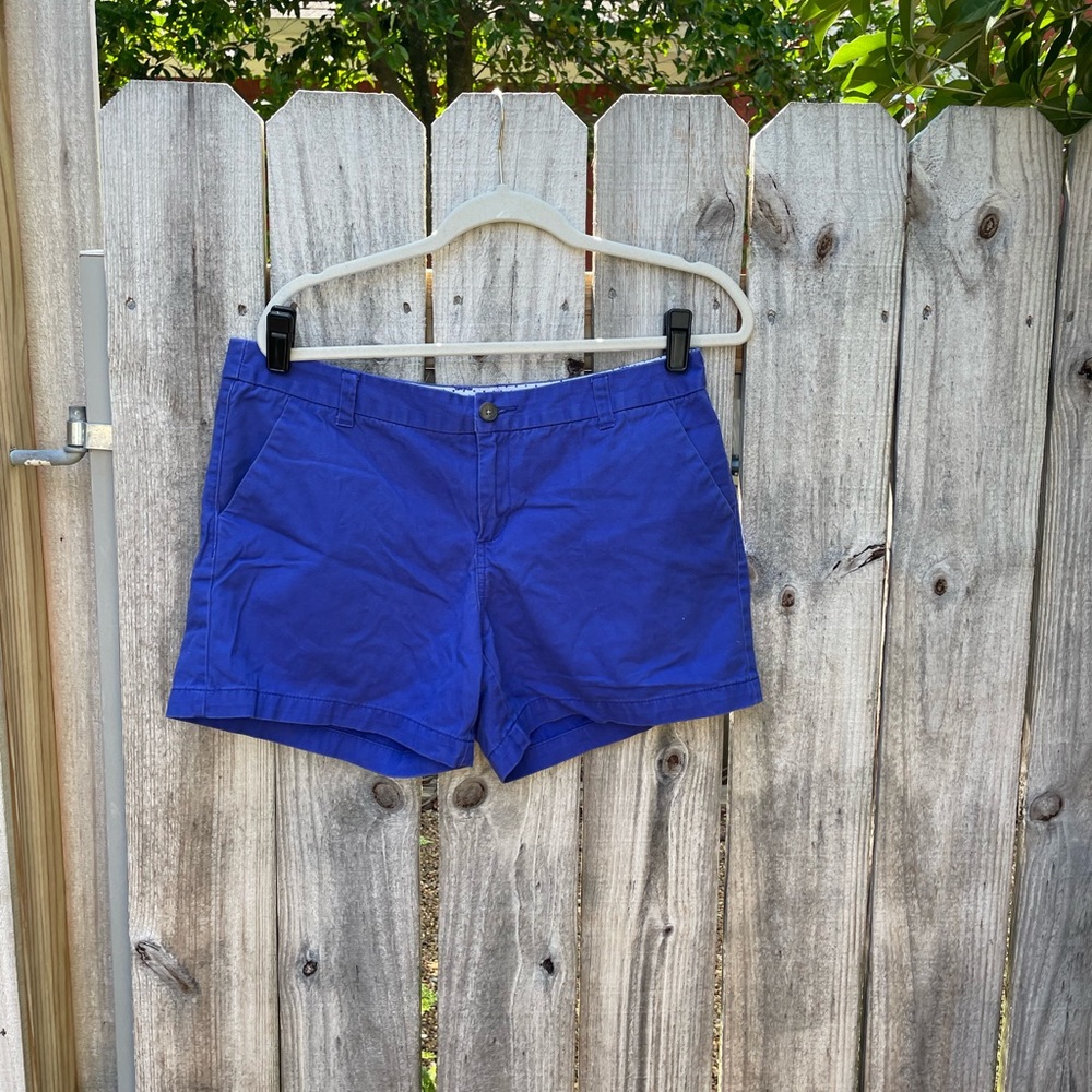 Royal blue shorts, size 12